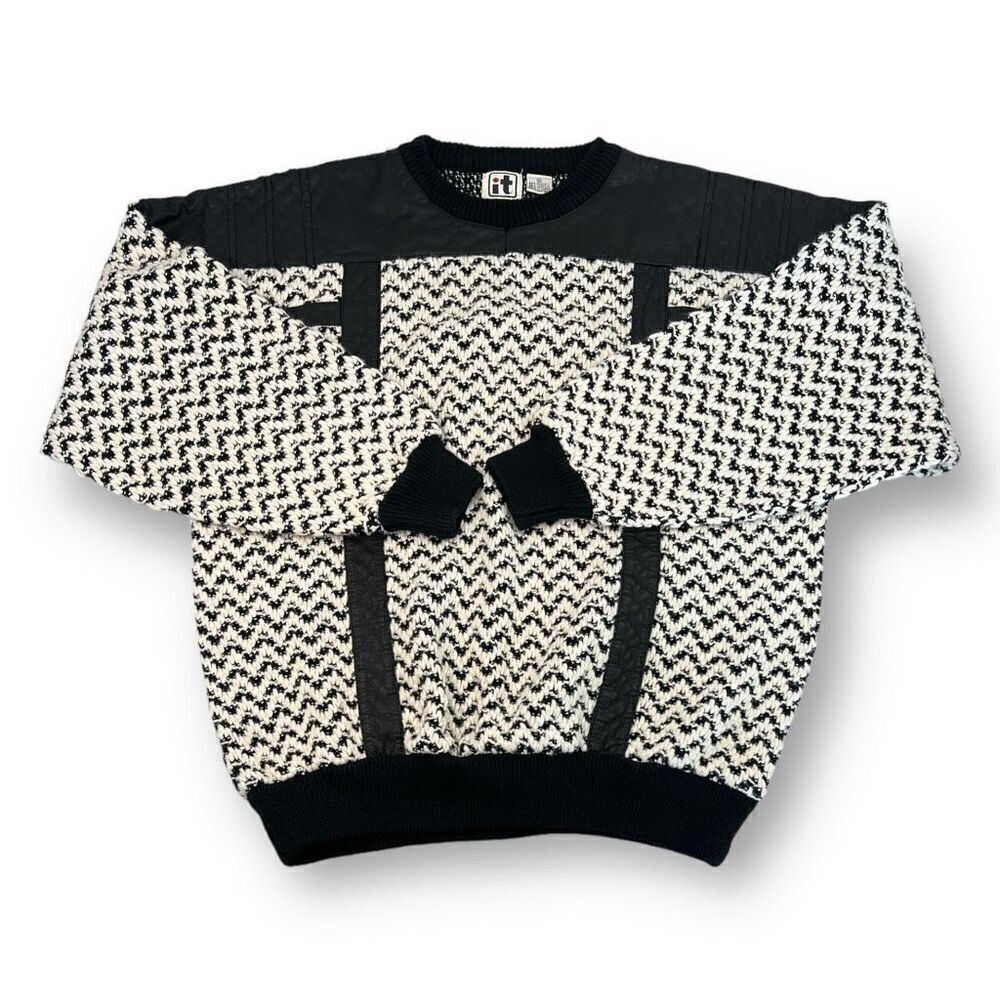 IT Crewneck Vintage Sweater Top Size Large